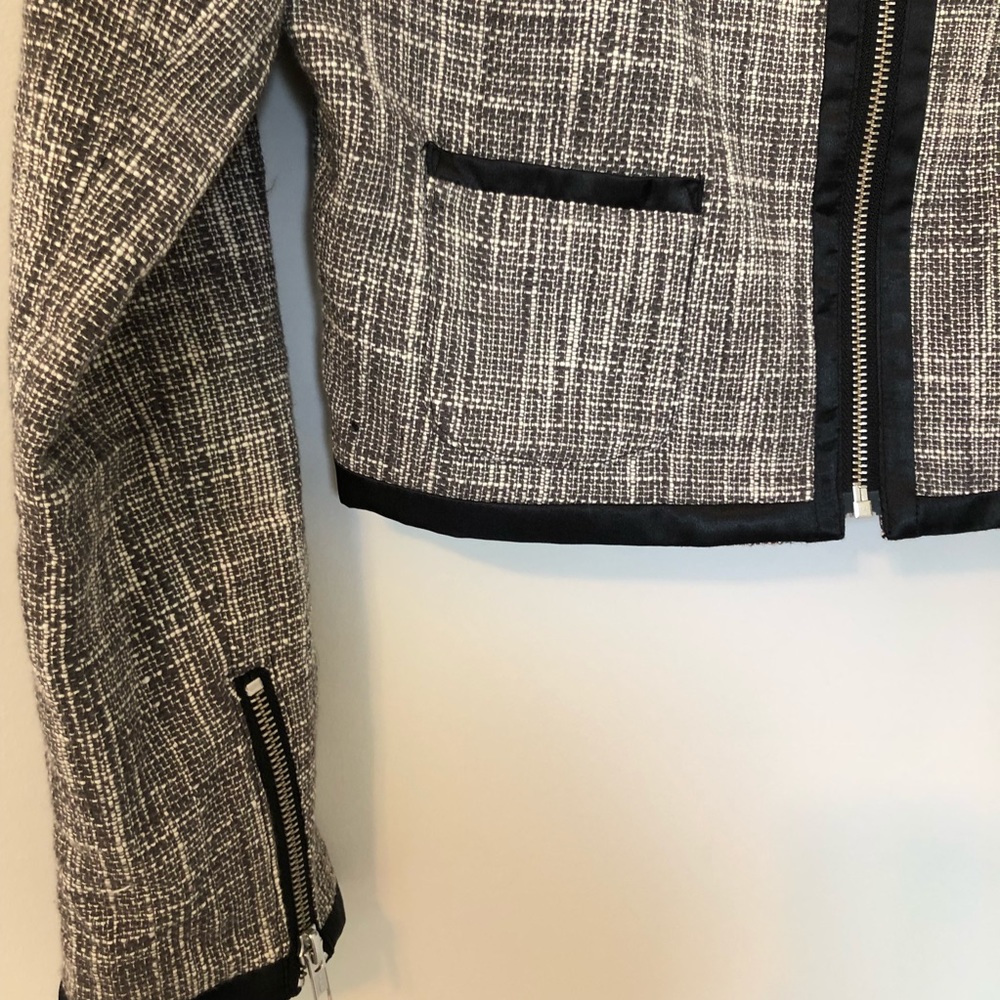 Tweed Studded Crop Jacket - Picture 4 of 6